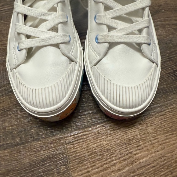 Pull&Bear 7.5 Care Bears collab Mint/New cond worn under 5 hours platform sneaks - Picture 4 of 15